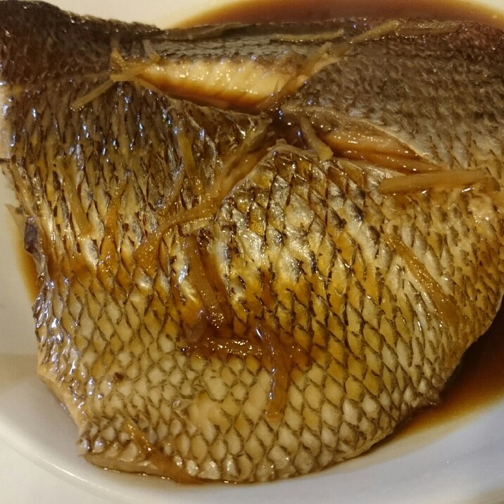 鯛の半身を豪快に煮付け レシピ 作り方 By 涼美さん 楽天レシピ